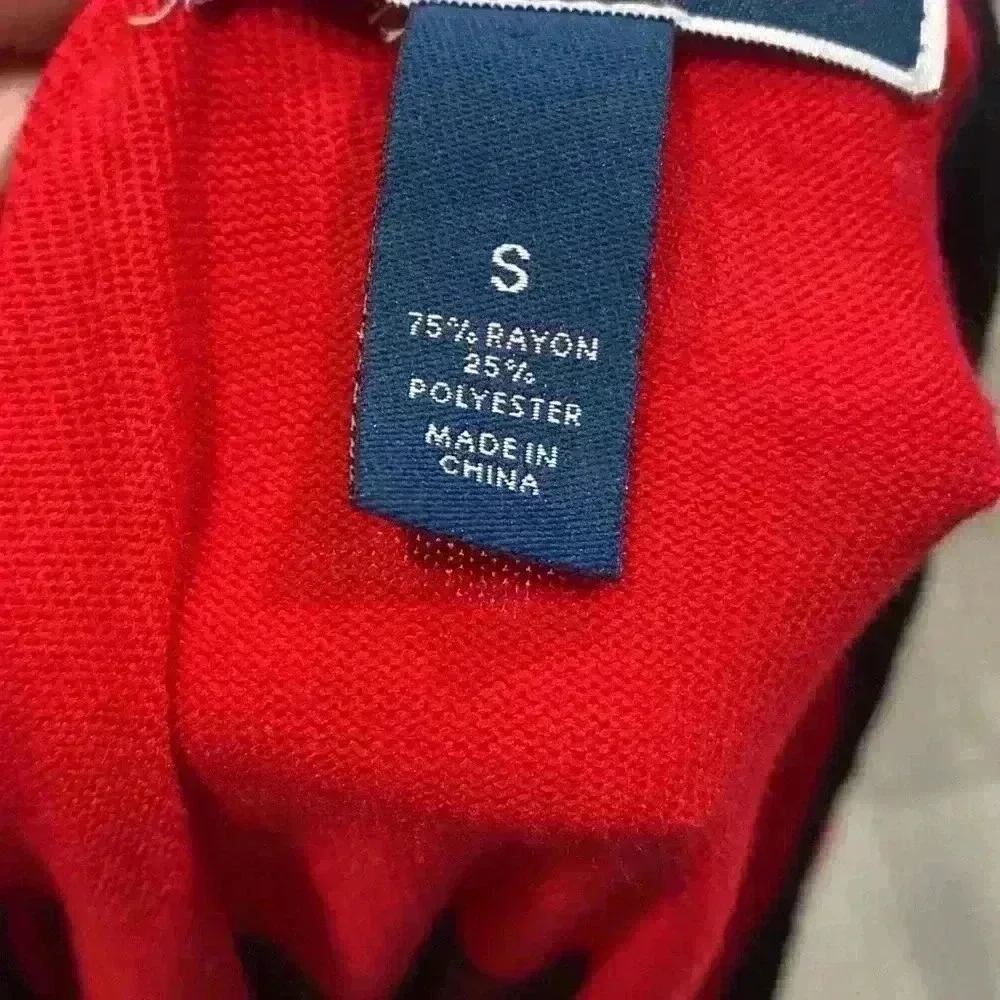 Karen Scott Red and Black Resort Stripped Sweater Size Small - Picture 5 of 7